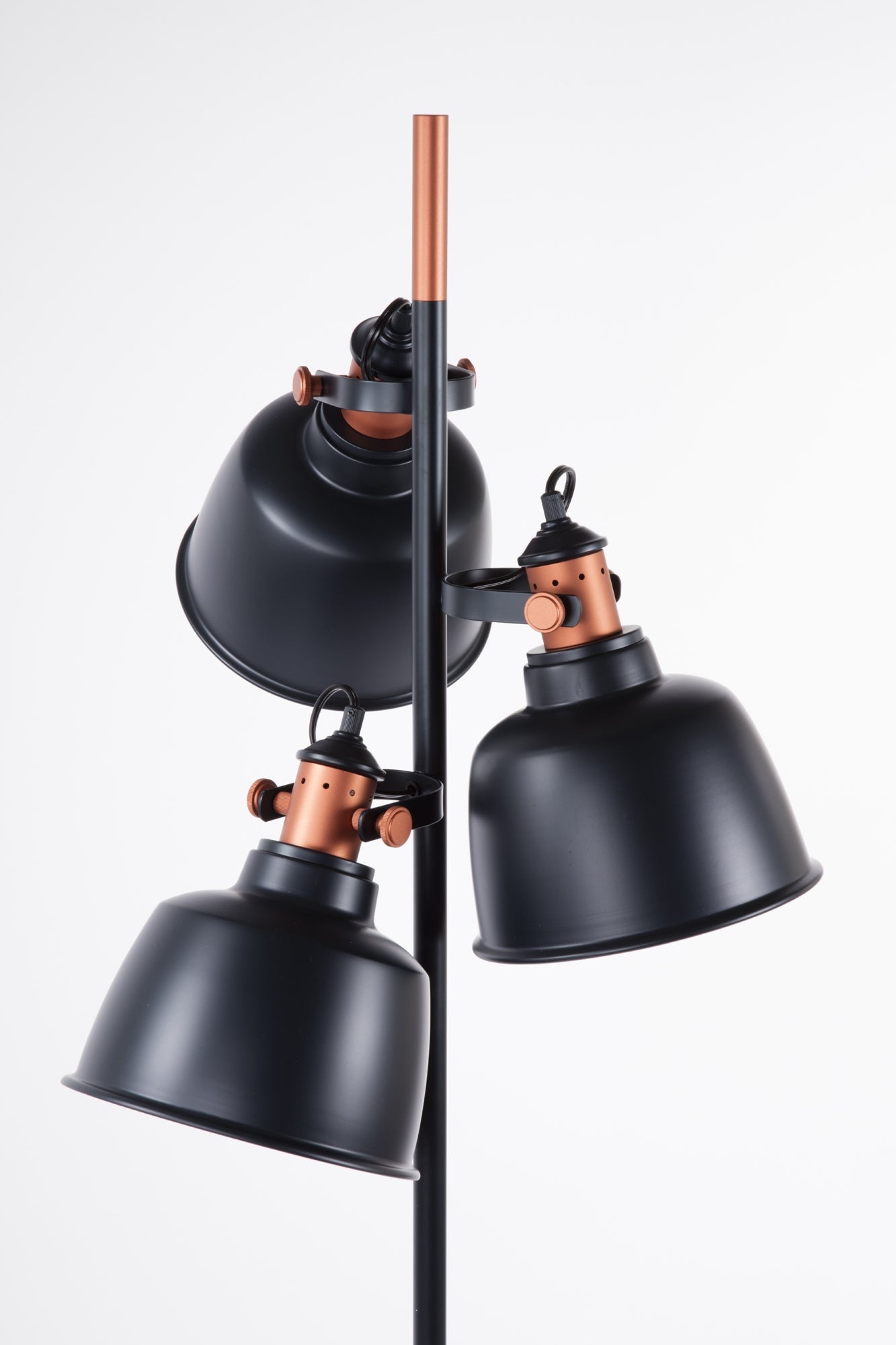 Hentz Three Light Floor Lamp - Blue Grey