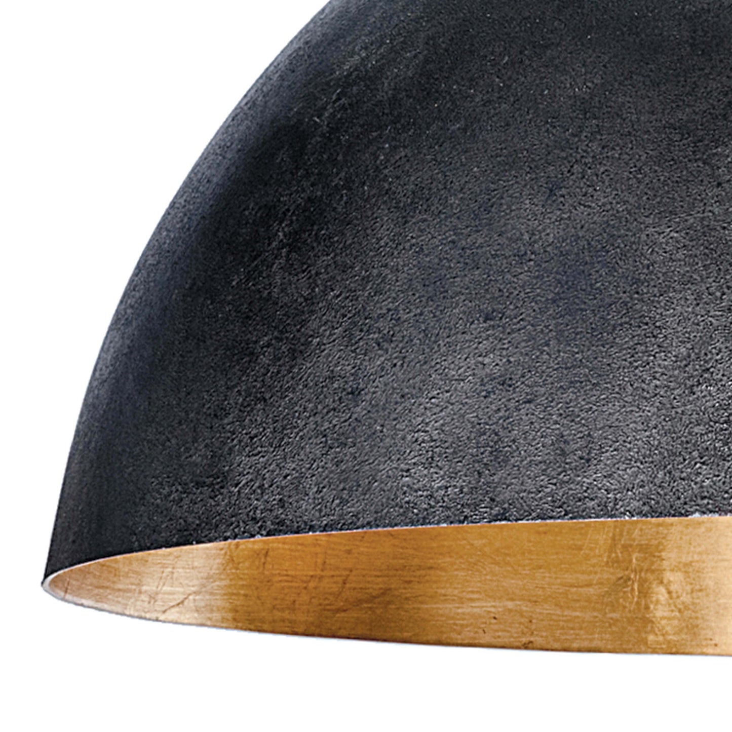 Sigmund Pendant Large (Black and Gold)