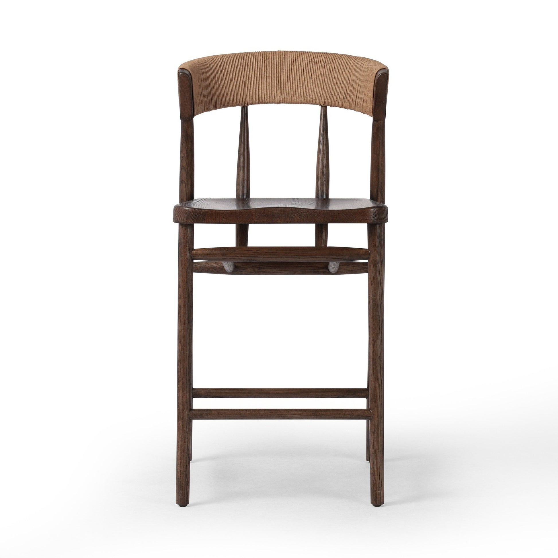 Open Box - Buxton Bar Stool - Natural Paper Rush