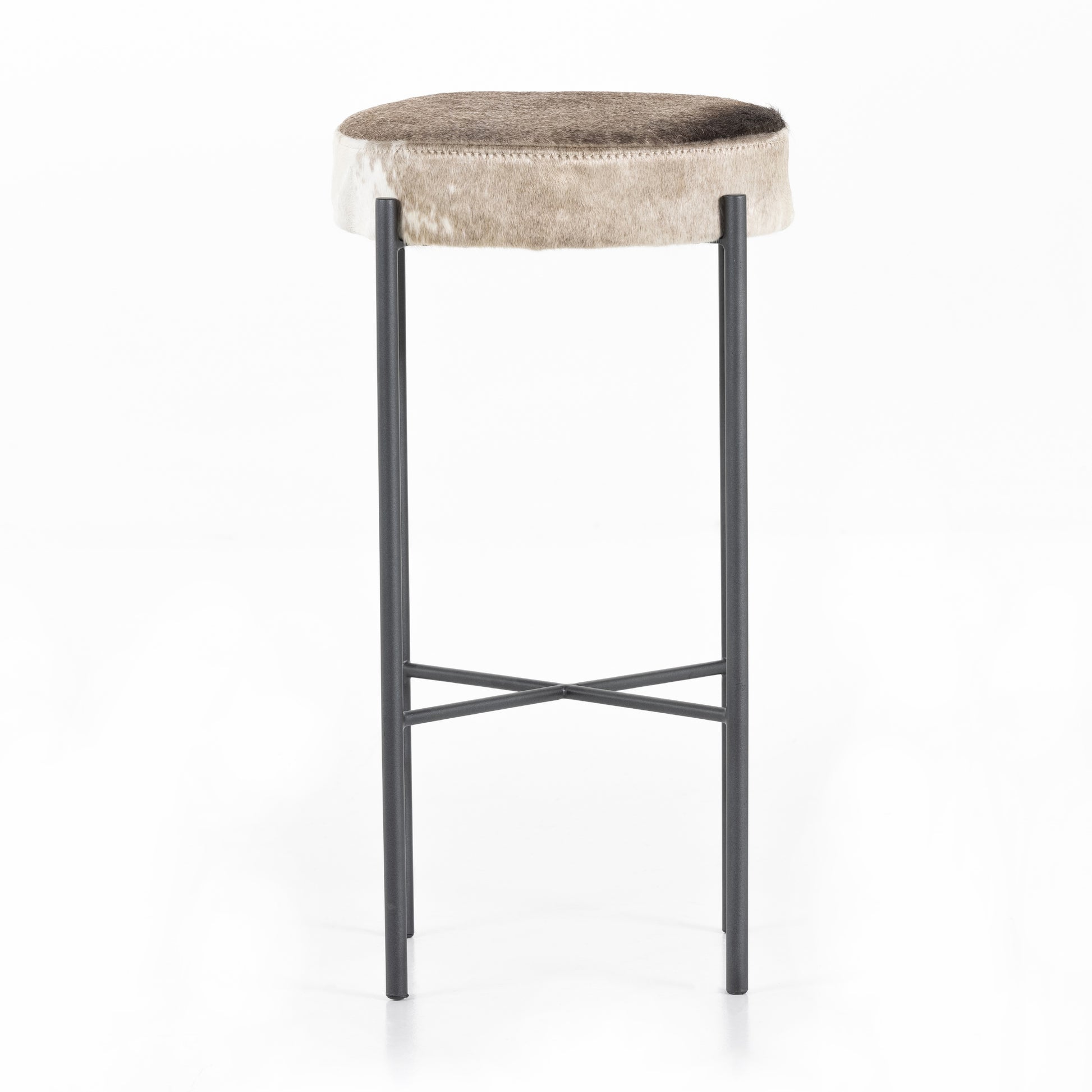 OPEN BOX - Nocona Stool In Speckled Hide In Bar