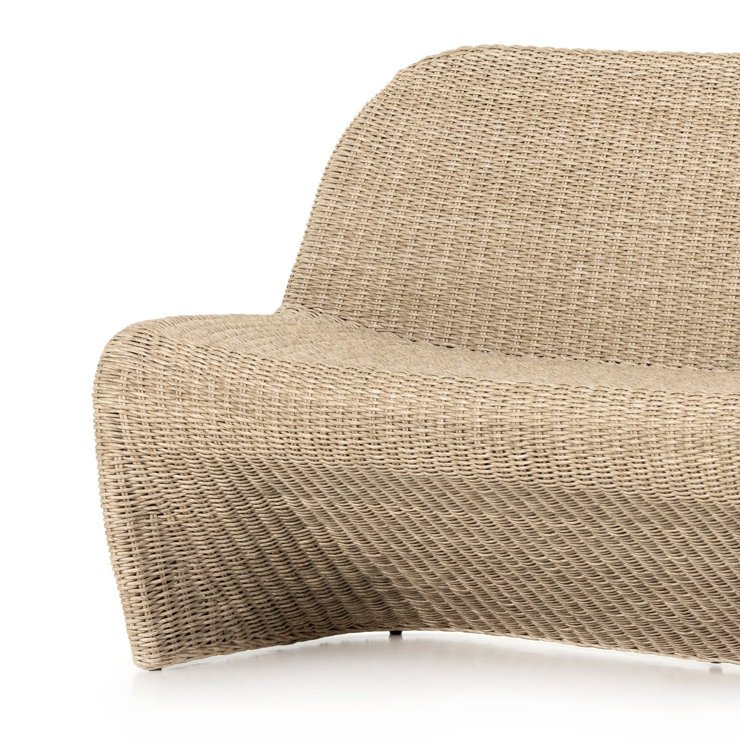 OPEN BOX - Portia Outdoor Dining Bench In 50" In White