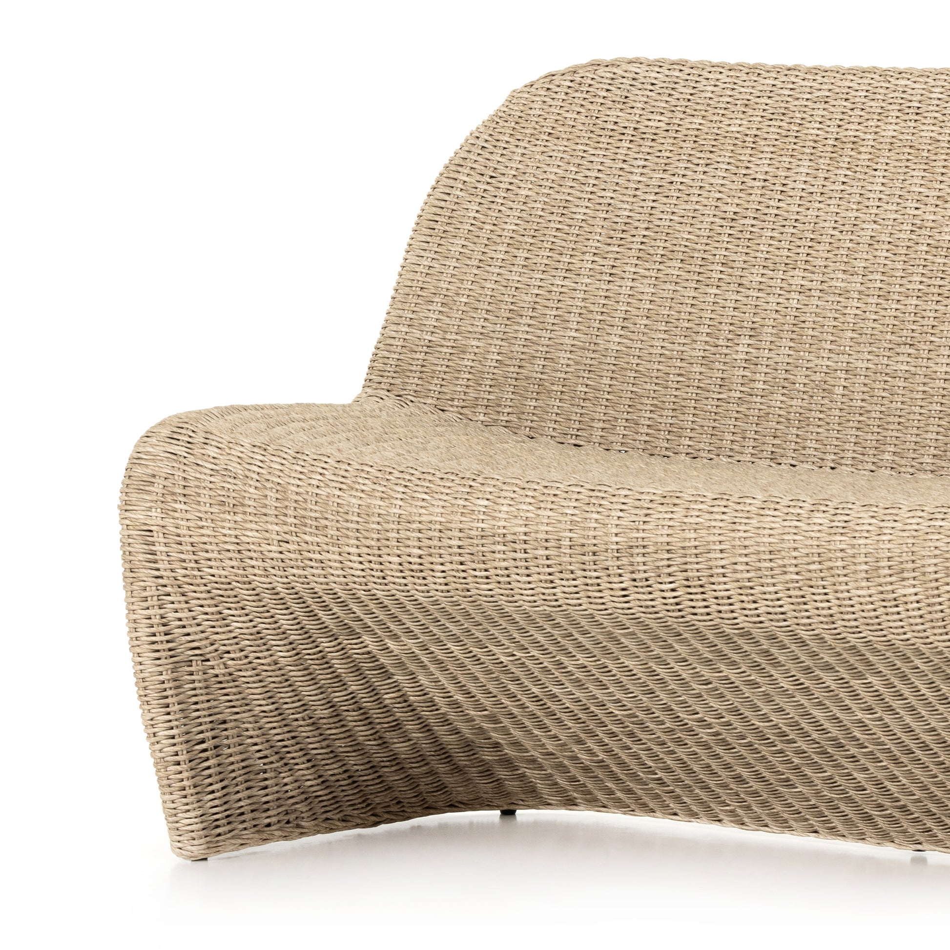 OPEN BOX - Portia Outdoor Dining Bench In 50" In White