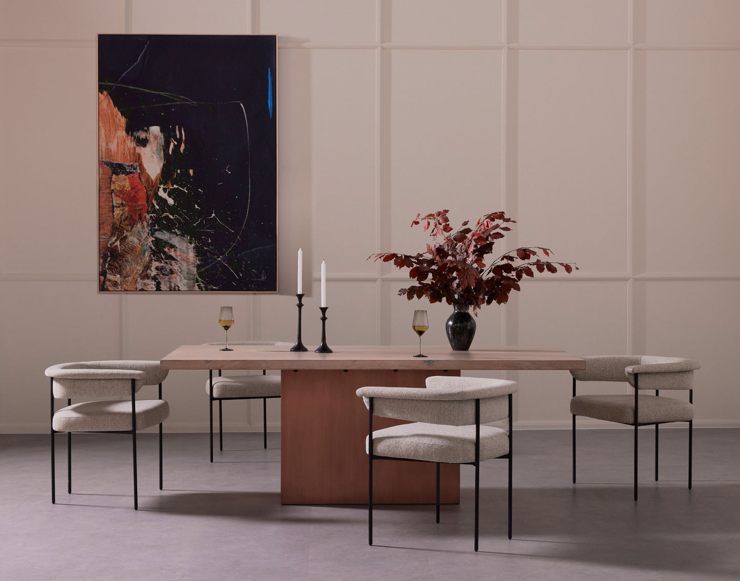 OPEN BOX - Carrie Dining Chair In Light Camel