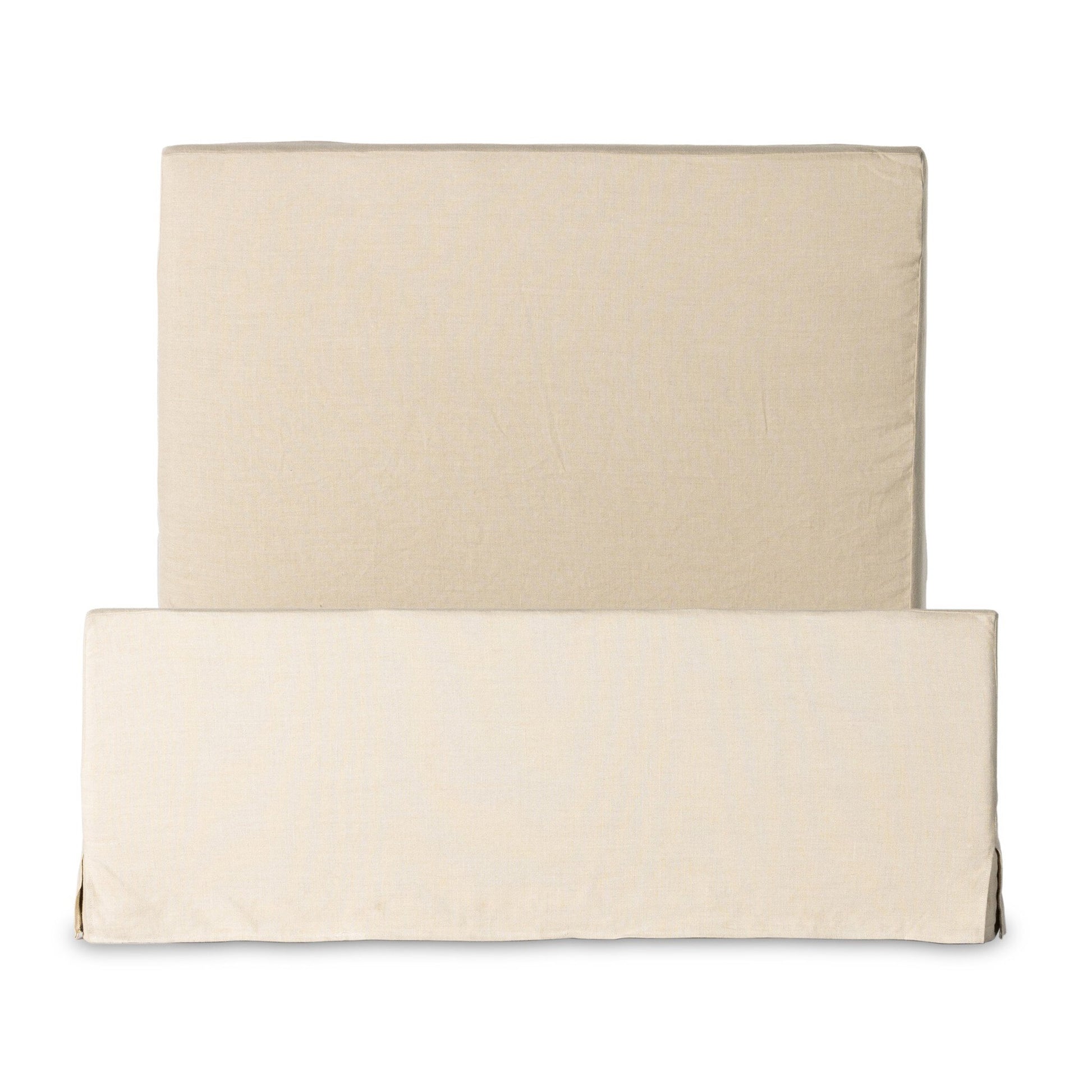OPEN BOX - Daphne Queen Slipcover Bed - Brussels Natural