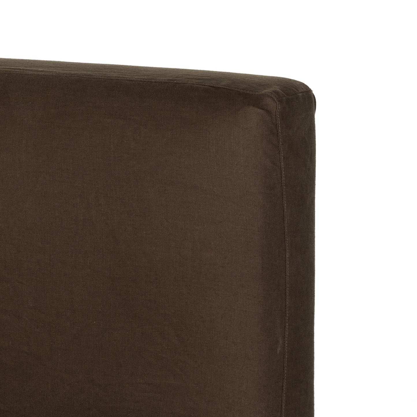 OPEN BOX - Aidan Queen Slipcover Bed - Brussels Coffee