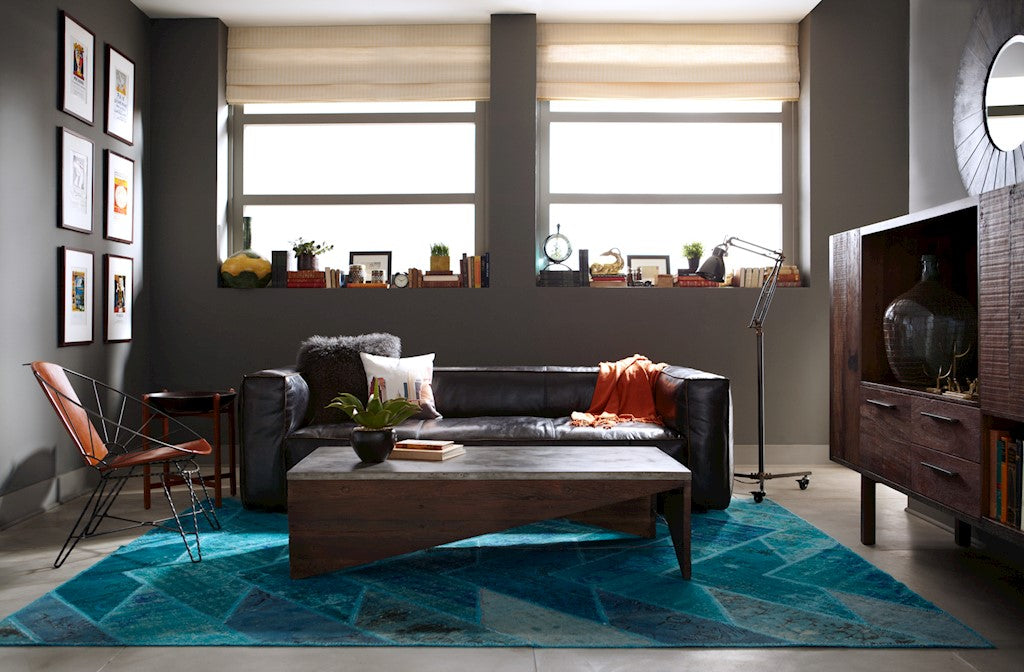 NOLITA REVERSE STITCH SOFA-RIDER BLACK