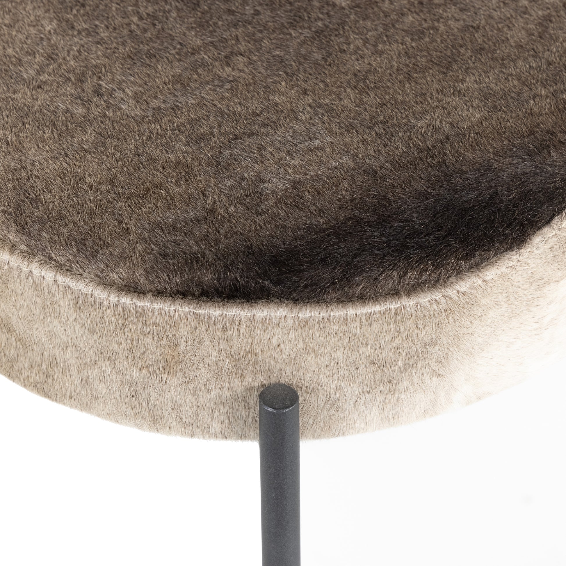 OPEN BOX - Nocona Stool In Speckled Hide In Bar