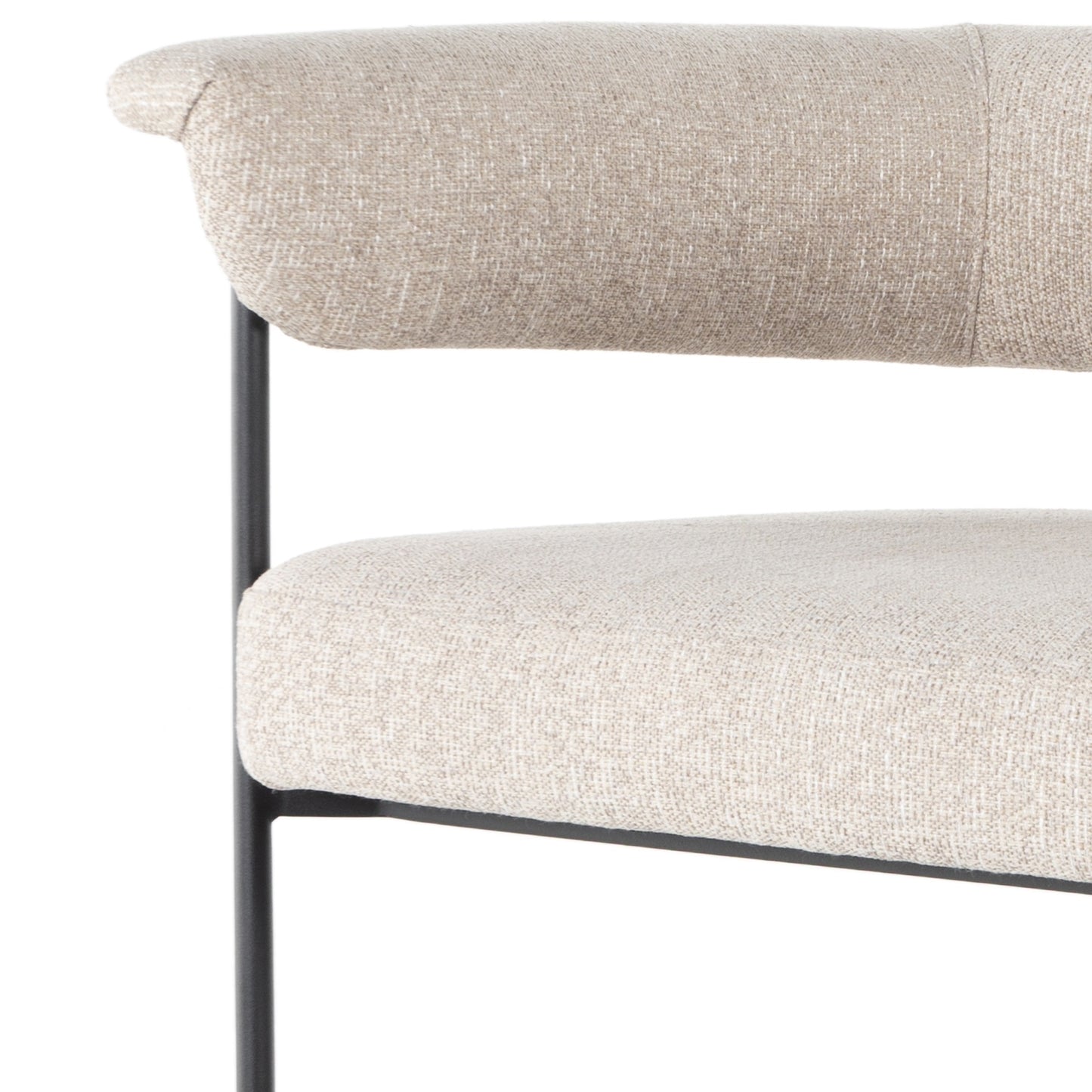 OPEN BOX - Carrie Dining Chair In Light Camel