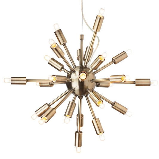 Arias Pendant Lamp In Antique Brass