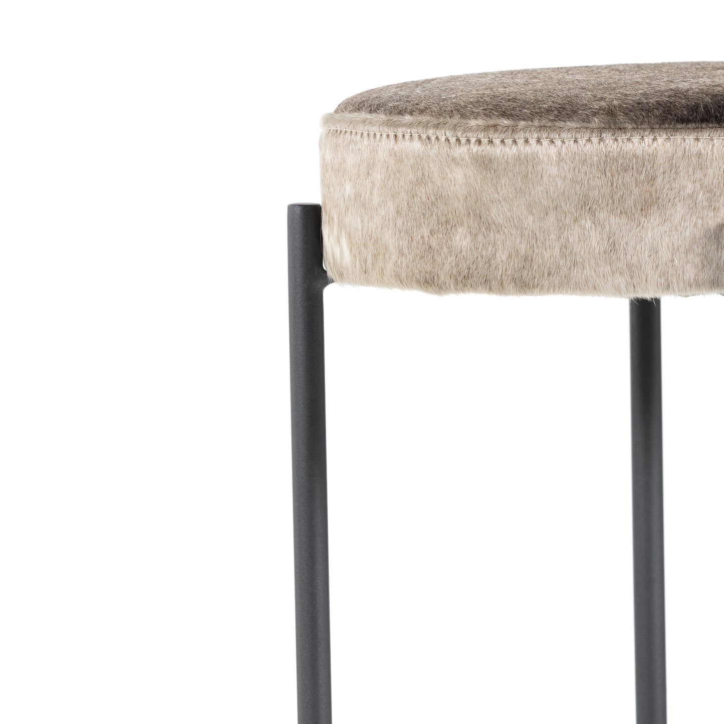 OPEN BOX - Nocona Stool In Speckled Hide In Bar