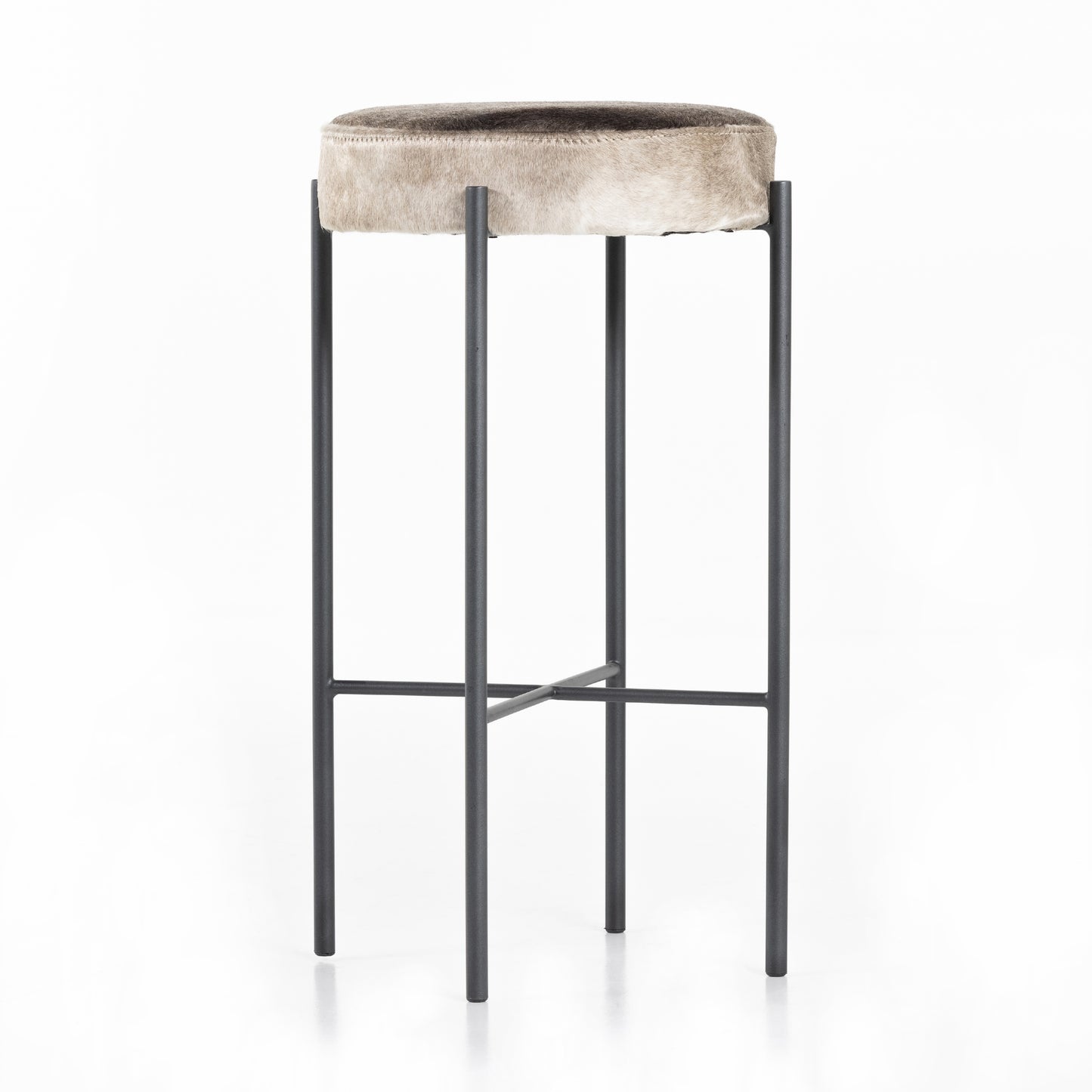 OPEN BOX - Nocona Stool In Speckled Hide In Bar