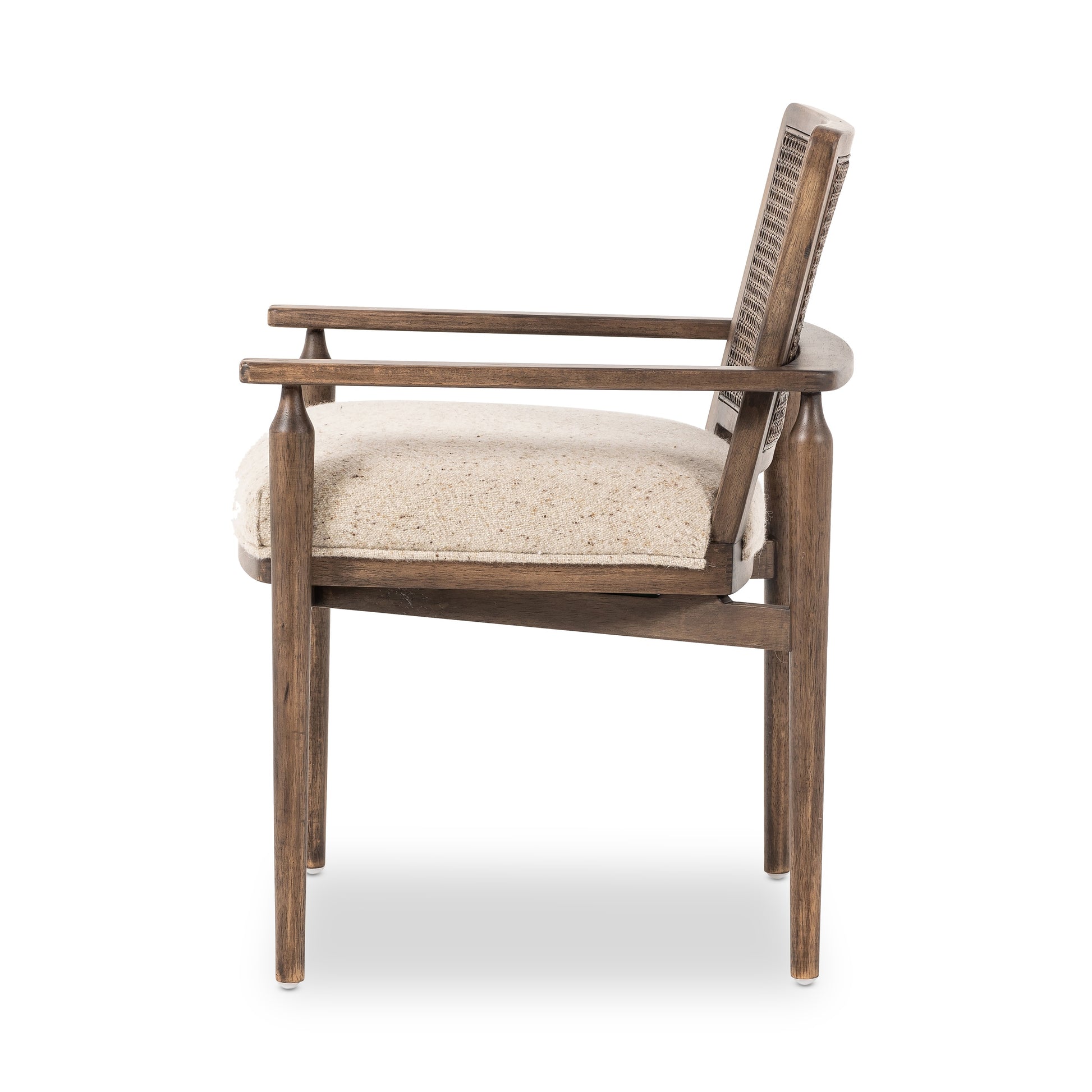 OPEN BOX - Xavier Dining Armchair In Hasselt Taupe