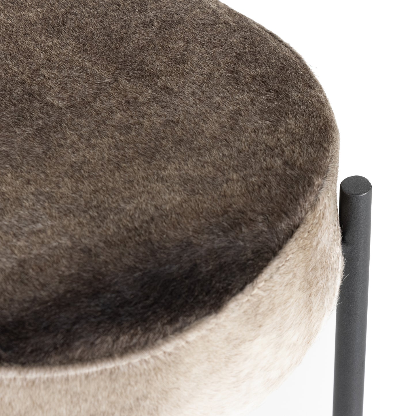 OPEN BOX - Nocona Stool In Speckled Hide In Bar