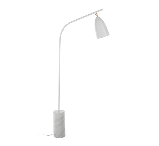 Loren Floor Lamp - White/Marble
