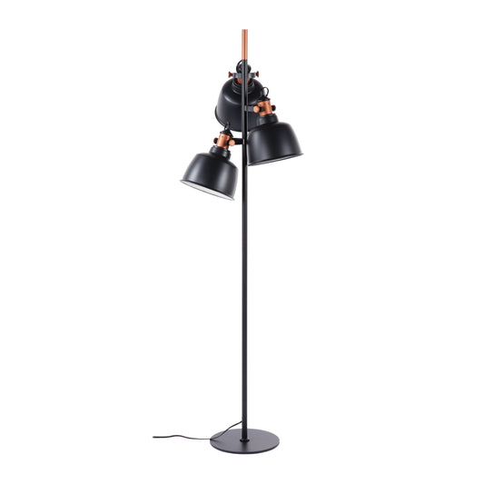 Hentz Three Light Floor Lamp - Blue Grey