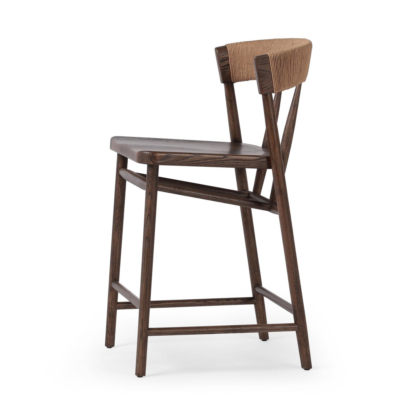 Open Box - Buxton Bar Stool - Natural Paper Rush