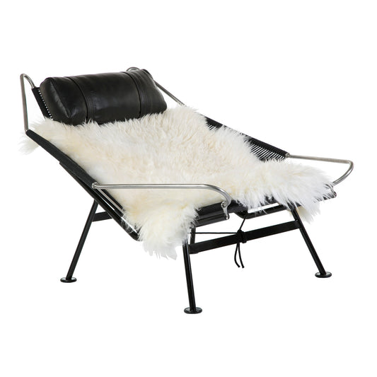 Flag Halyard Lounge Chair w/Sheepskin