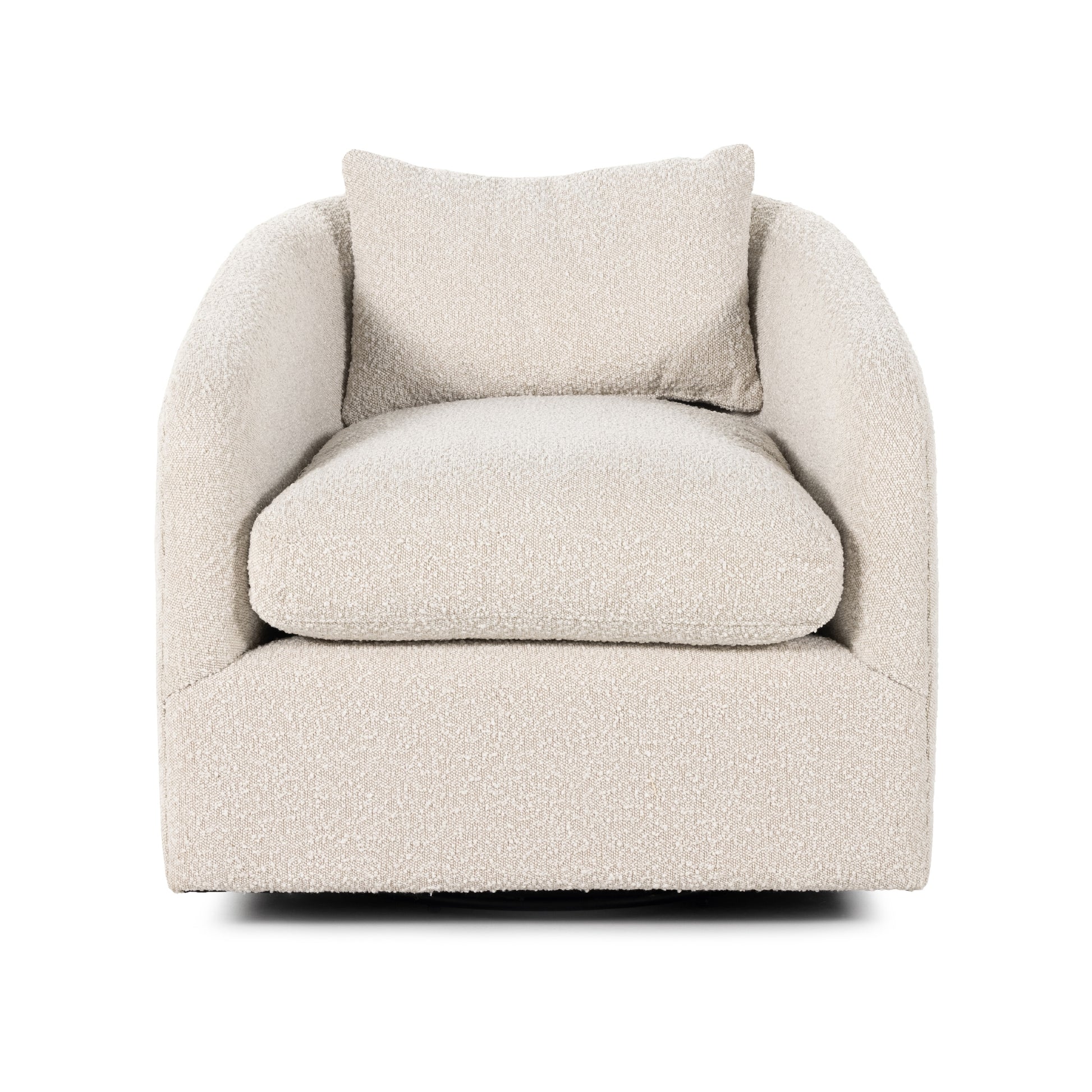 OPEN BOX - Topanga Swivel Chair In Knoll Natural