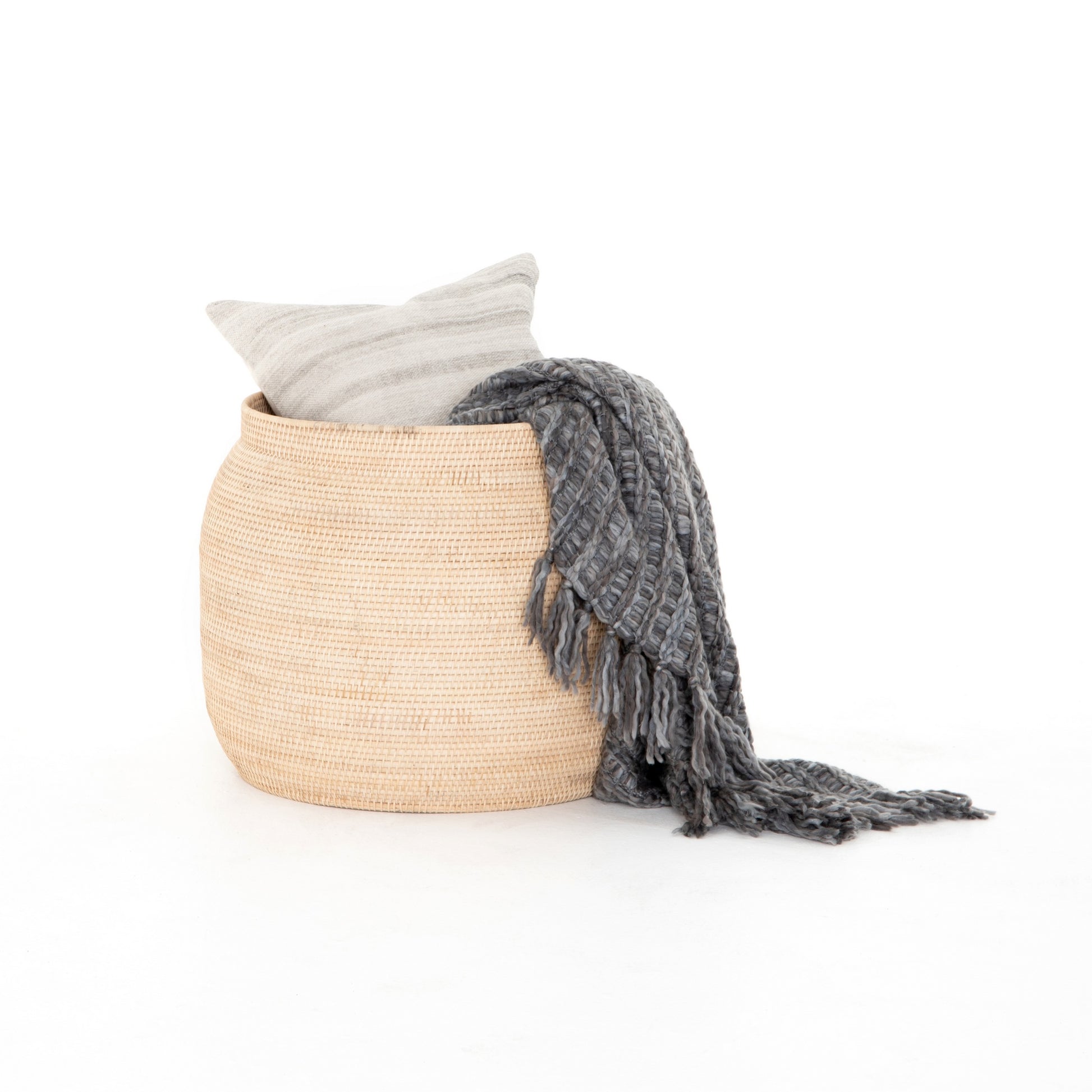 OPEN BOX -  Ansel Natural Basket In Natural Finish