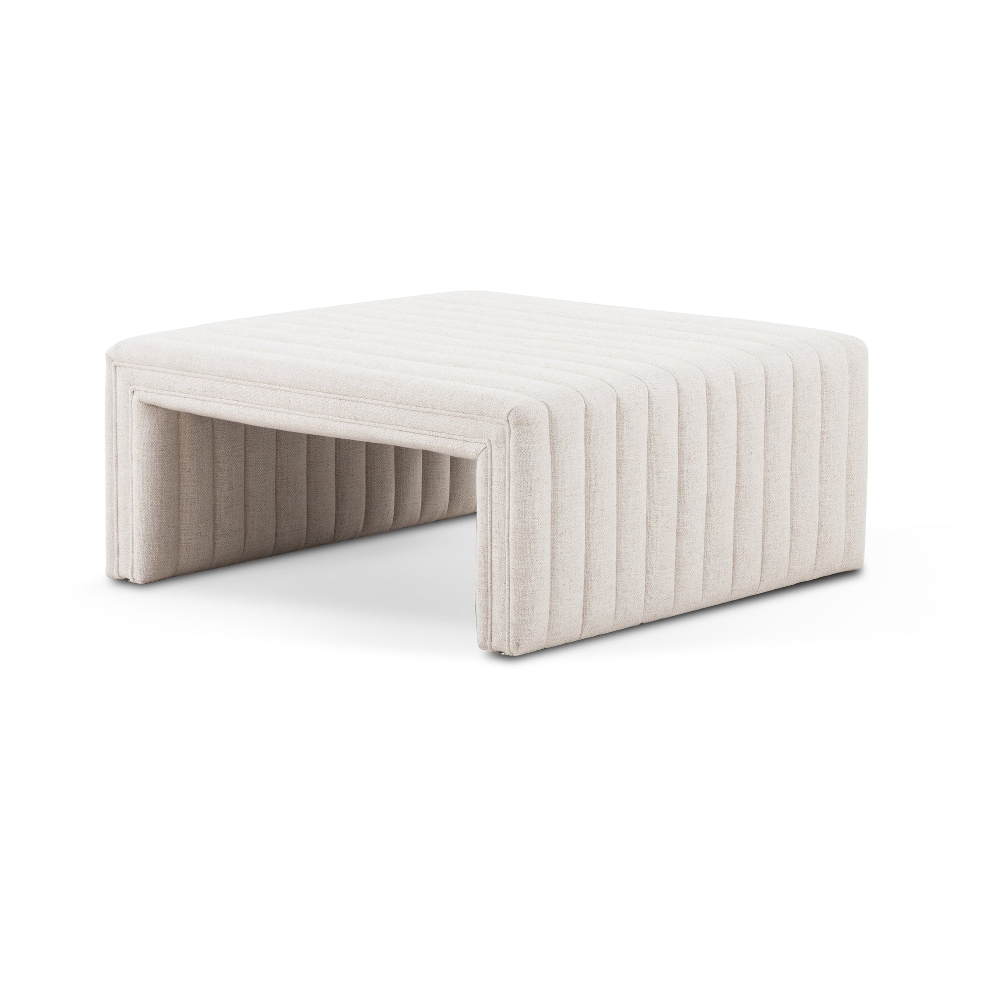 OPEN BOX - Augustine Ottoman In 36" In Dover Crescent