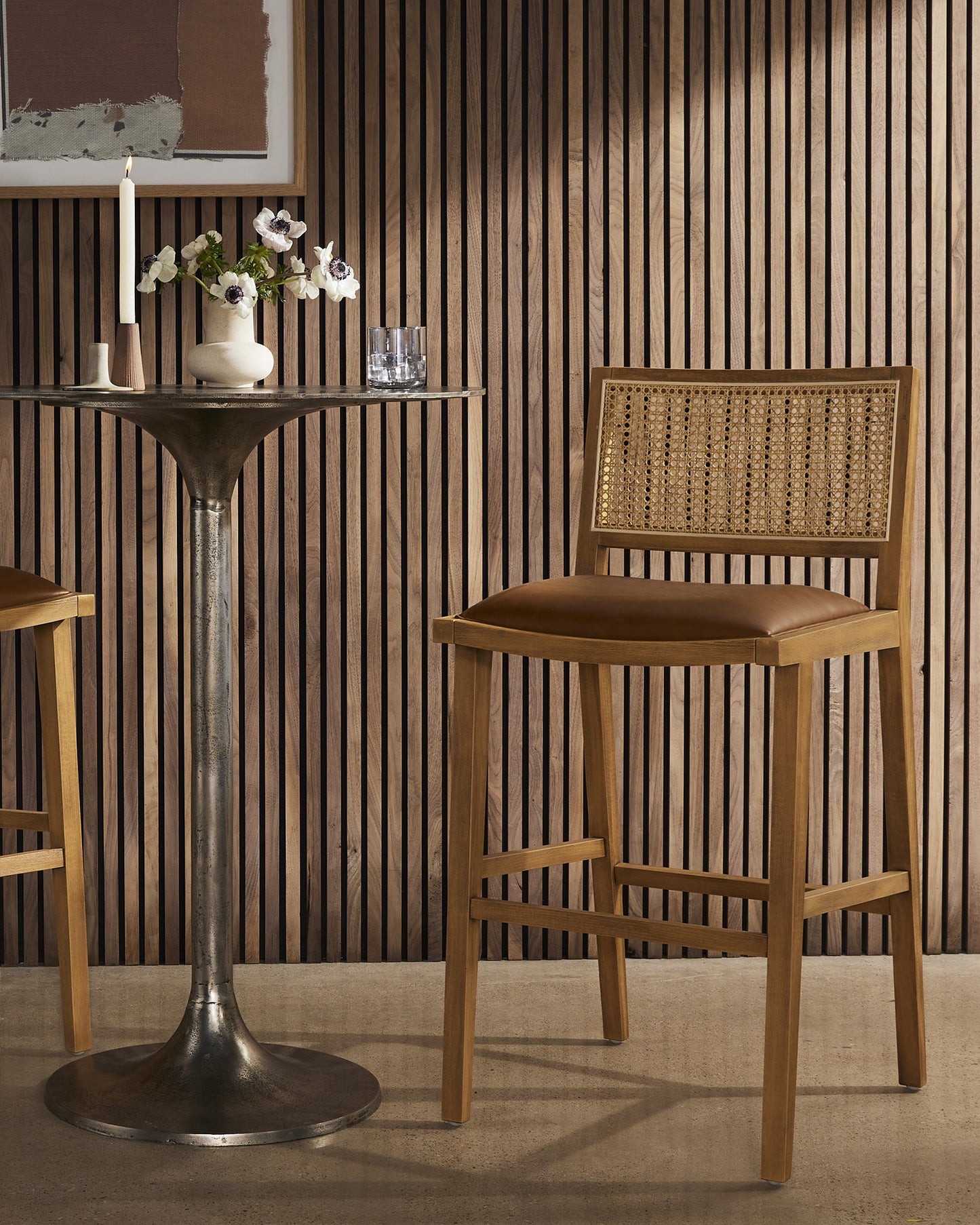 OPEN BOX - Sage Dining Stool In Butterscotch In Counter