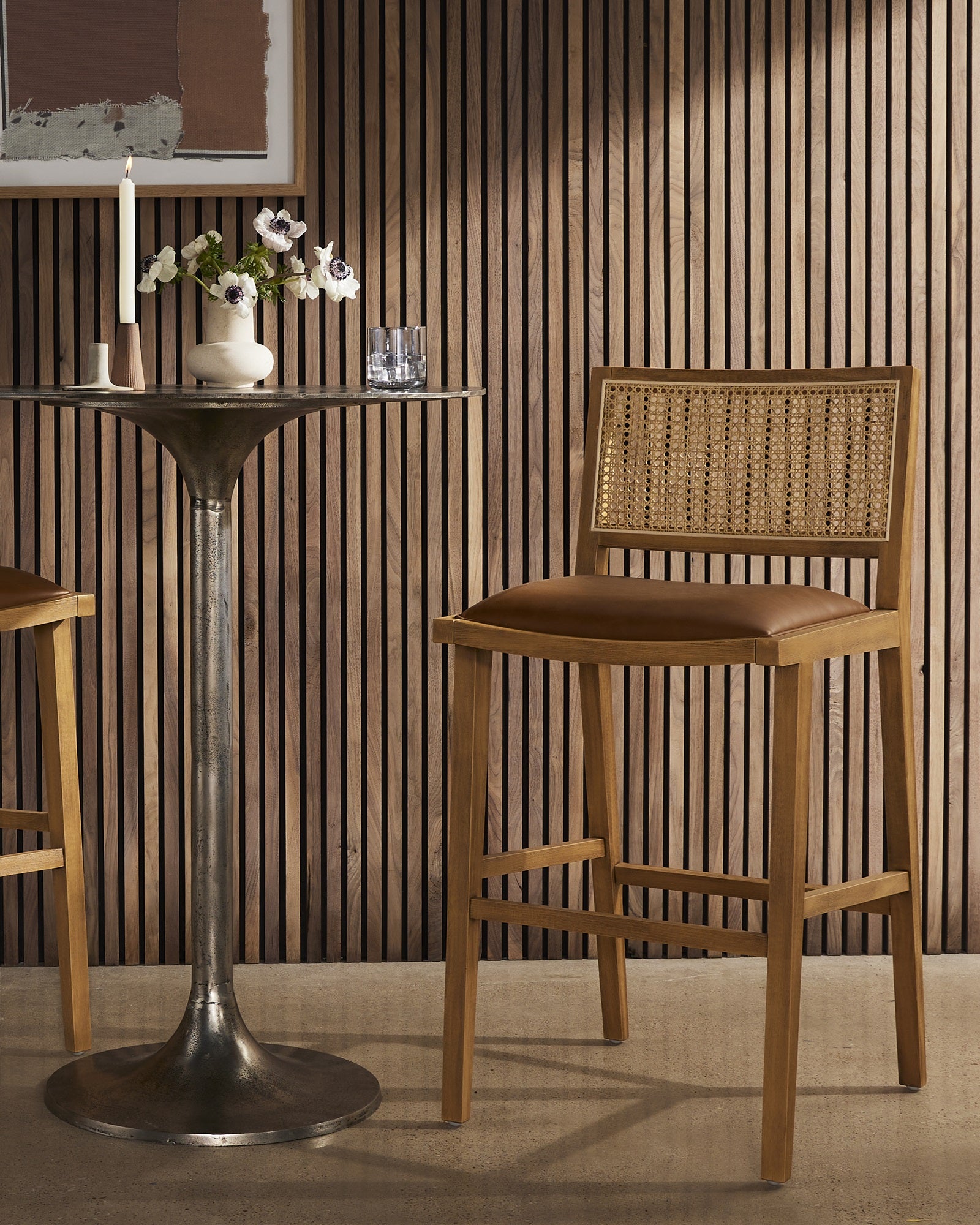 OPEN BOX - Sage Dining Stool In Butterscotch In Counter