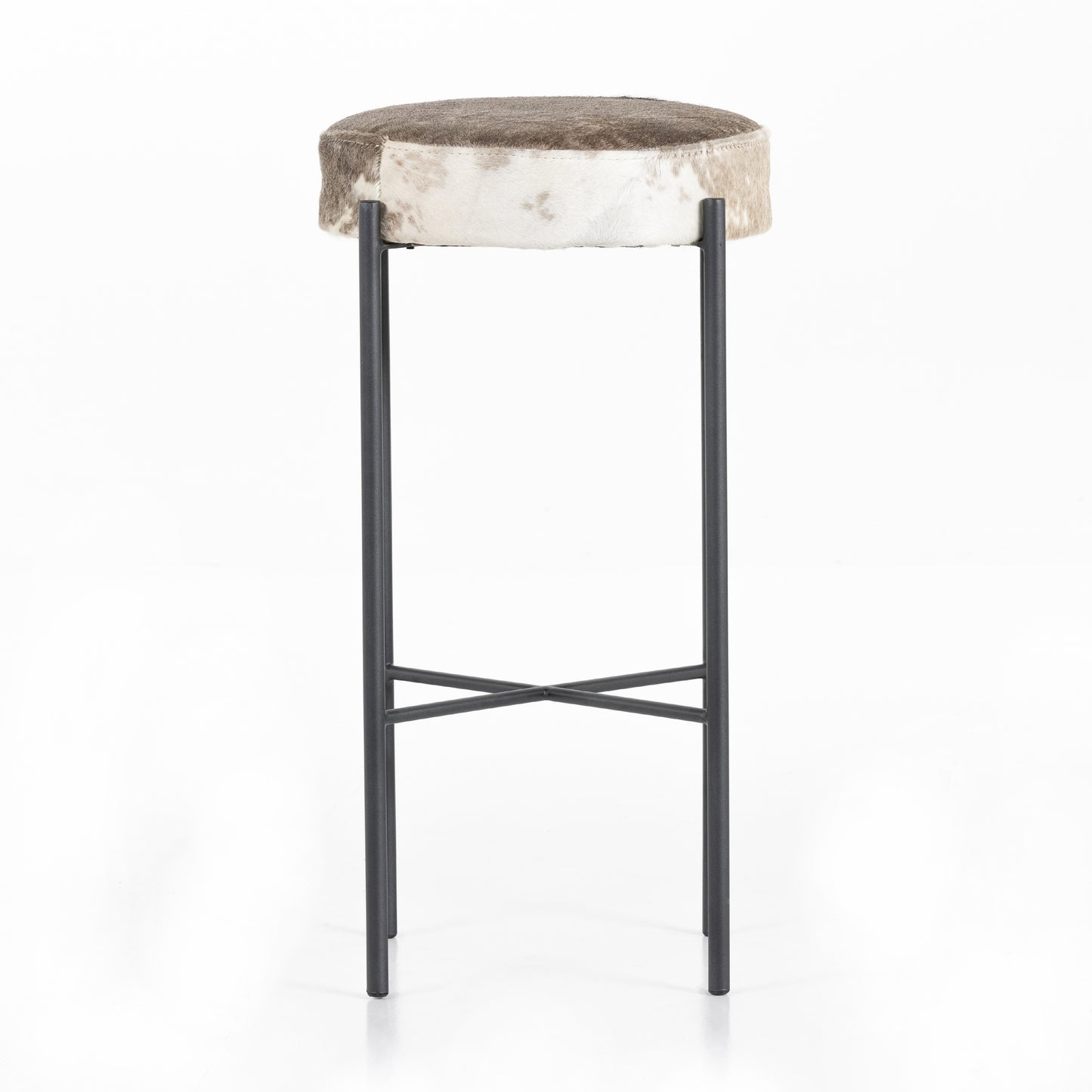 OPEN BOX - Nocona Stool In Speckled Hide In Bar