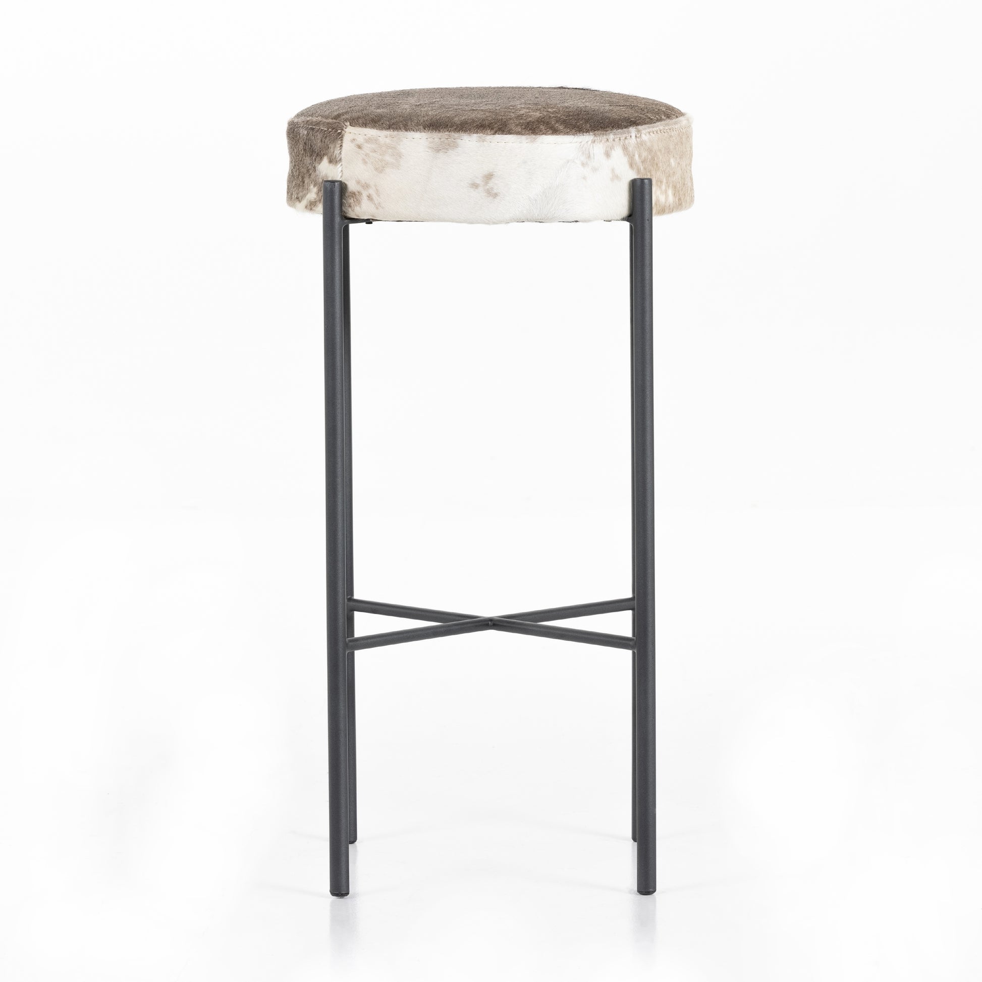 OPEN BOX - Nocona Stool In Speckled Hide In Bar