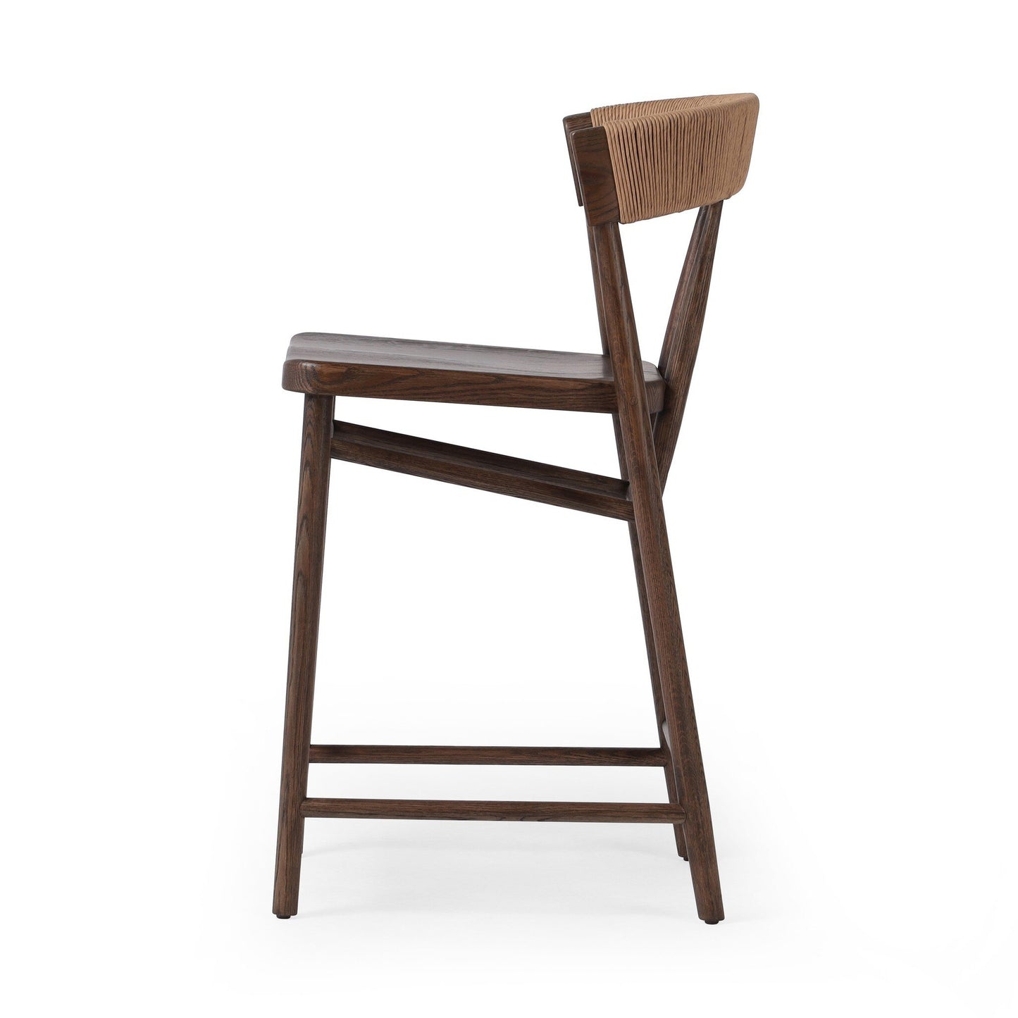 Open Box - Buxton Bar Stool - Natural Paper Rush