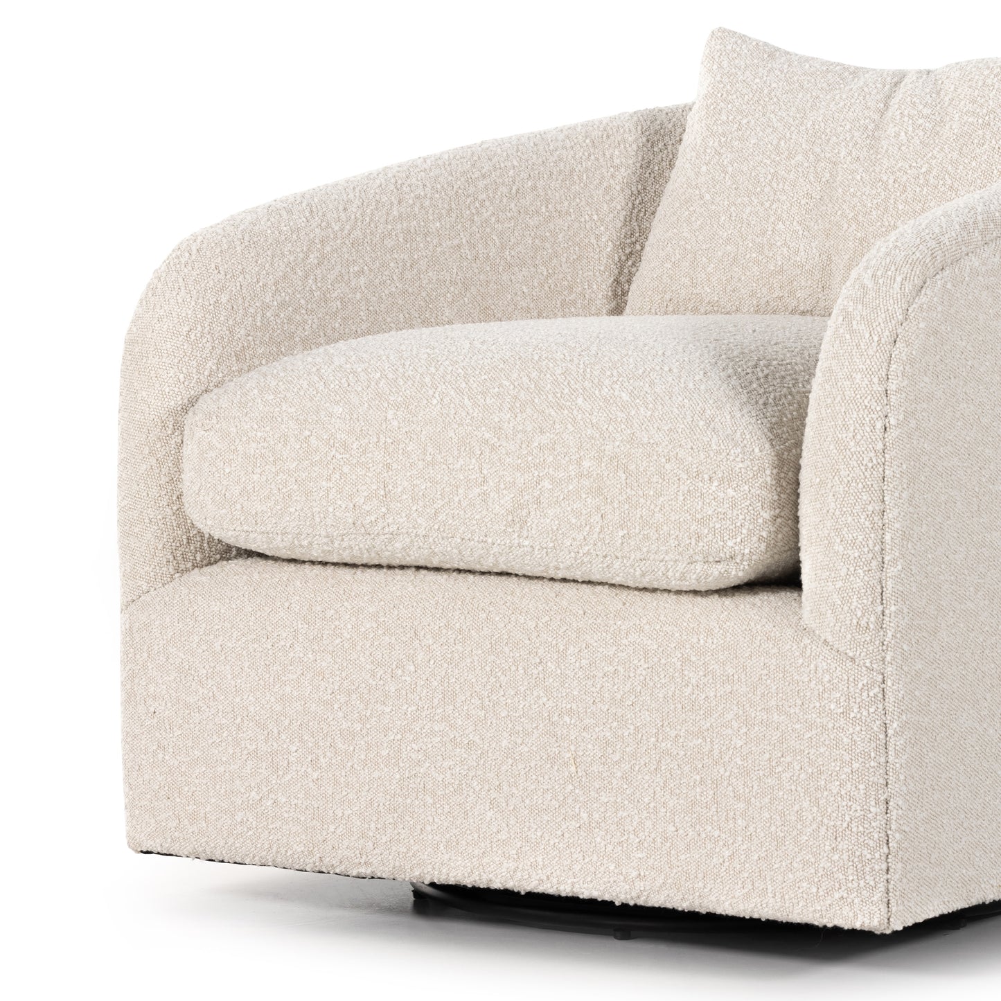 OPEN BOX - Topanga Swivel Chair In Knoll Natural