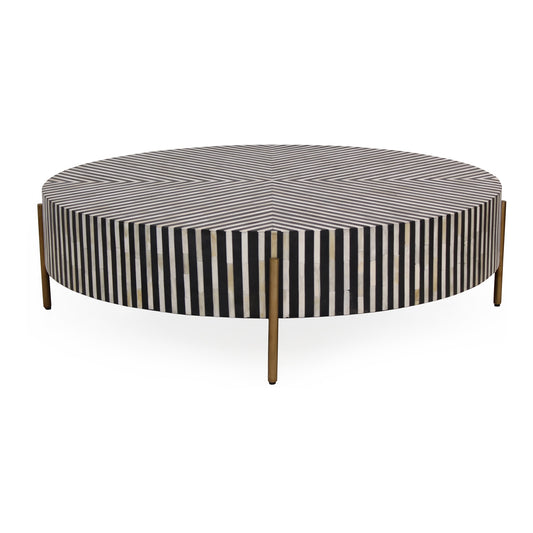 OPEN BOX -  Moe's Chameau Large Coffee Table in Black/White