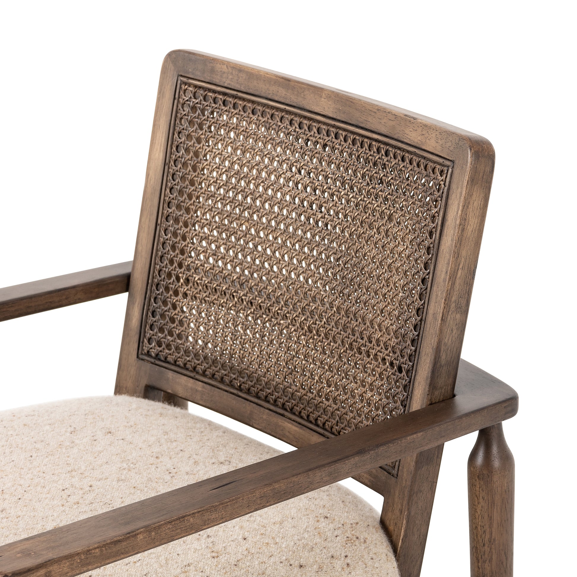 OPEN BOX - Xavier Dining Armchair In Hasselt Taupe