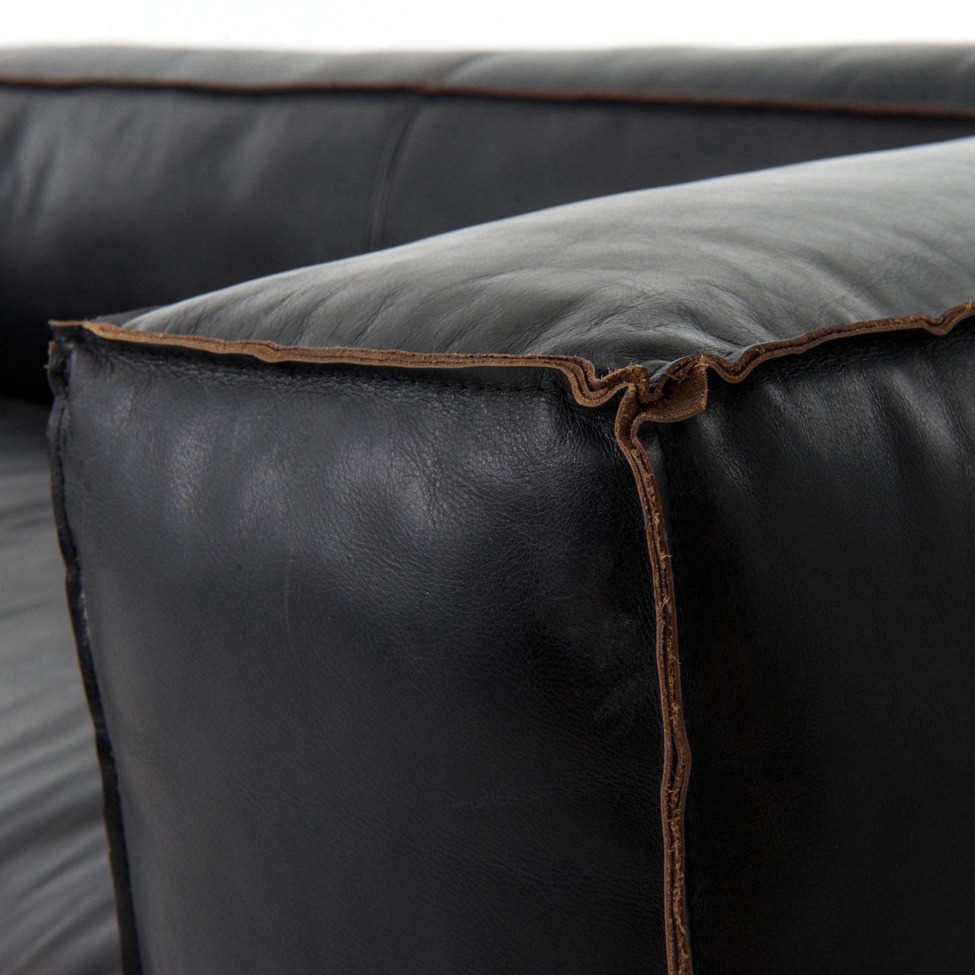 NOLITA REVERSE STITCH SOFA-RIDER BLACK