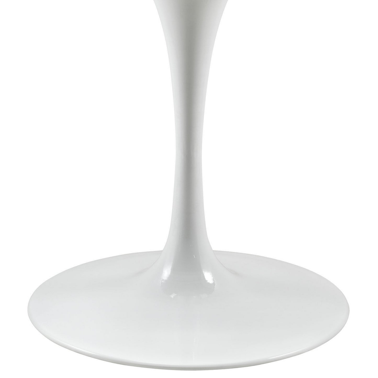 Willow 40" Round Wood Top Dining Table In White