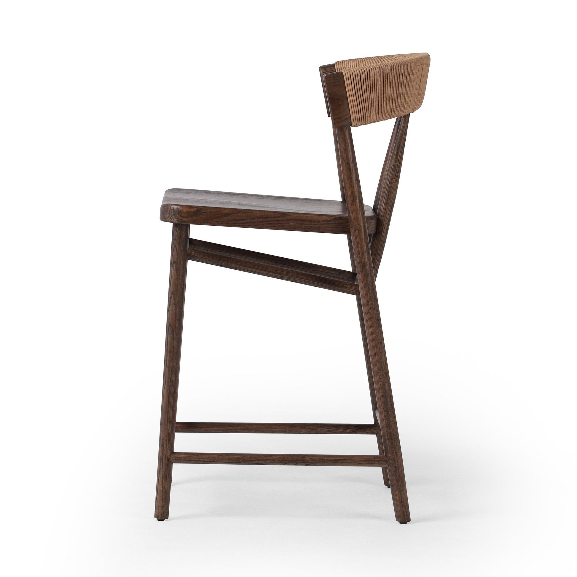 Open Box - Buxton Bar Stool - Natural Paper Rush