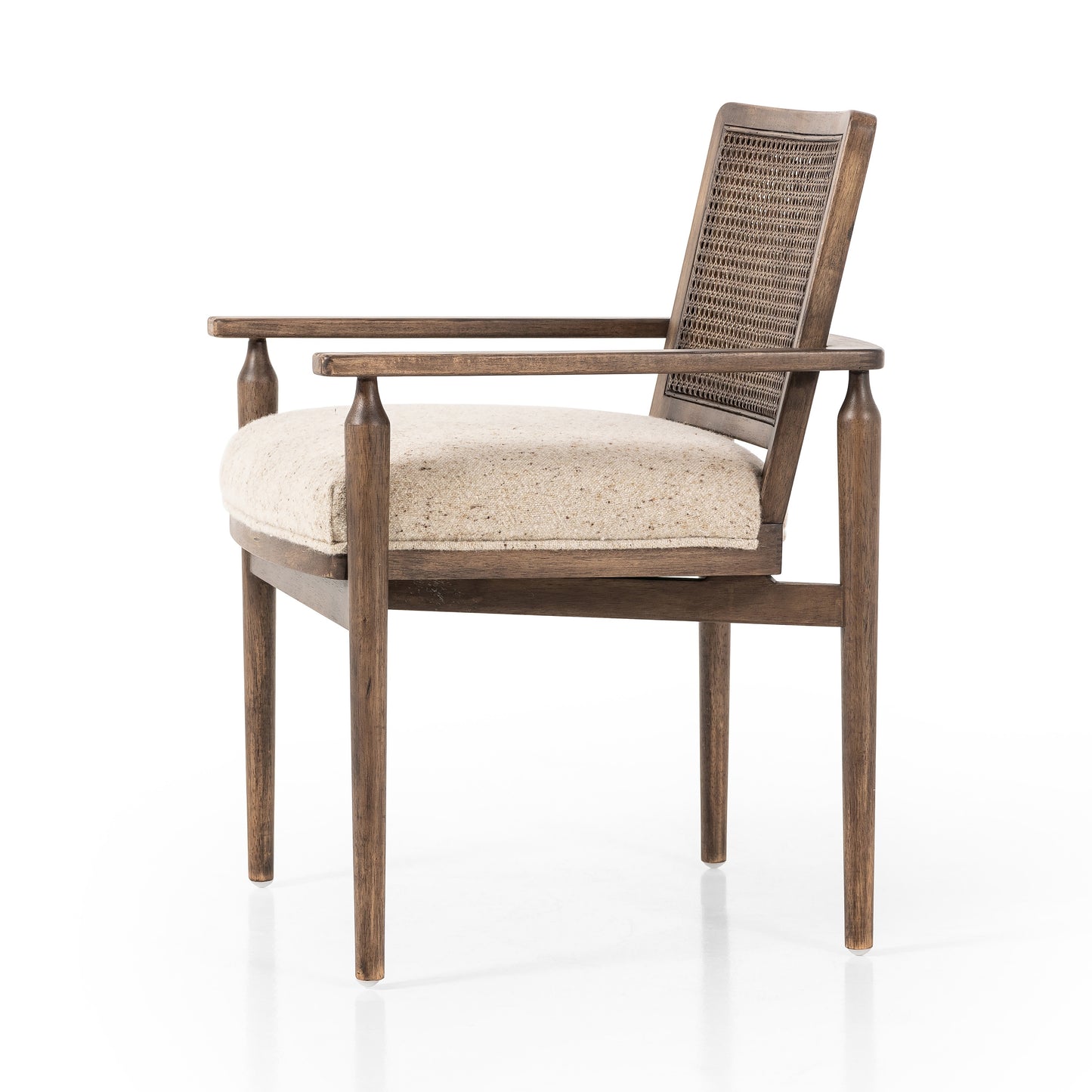 OPEN BOX - Xavier Dining Armchair In Hasselt Taupe