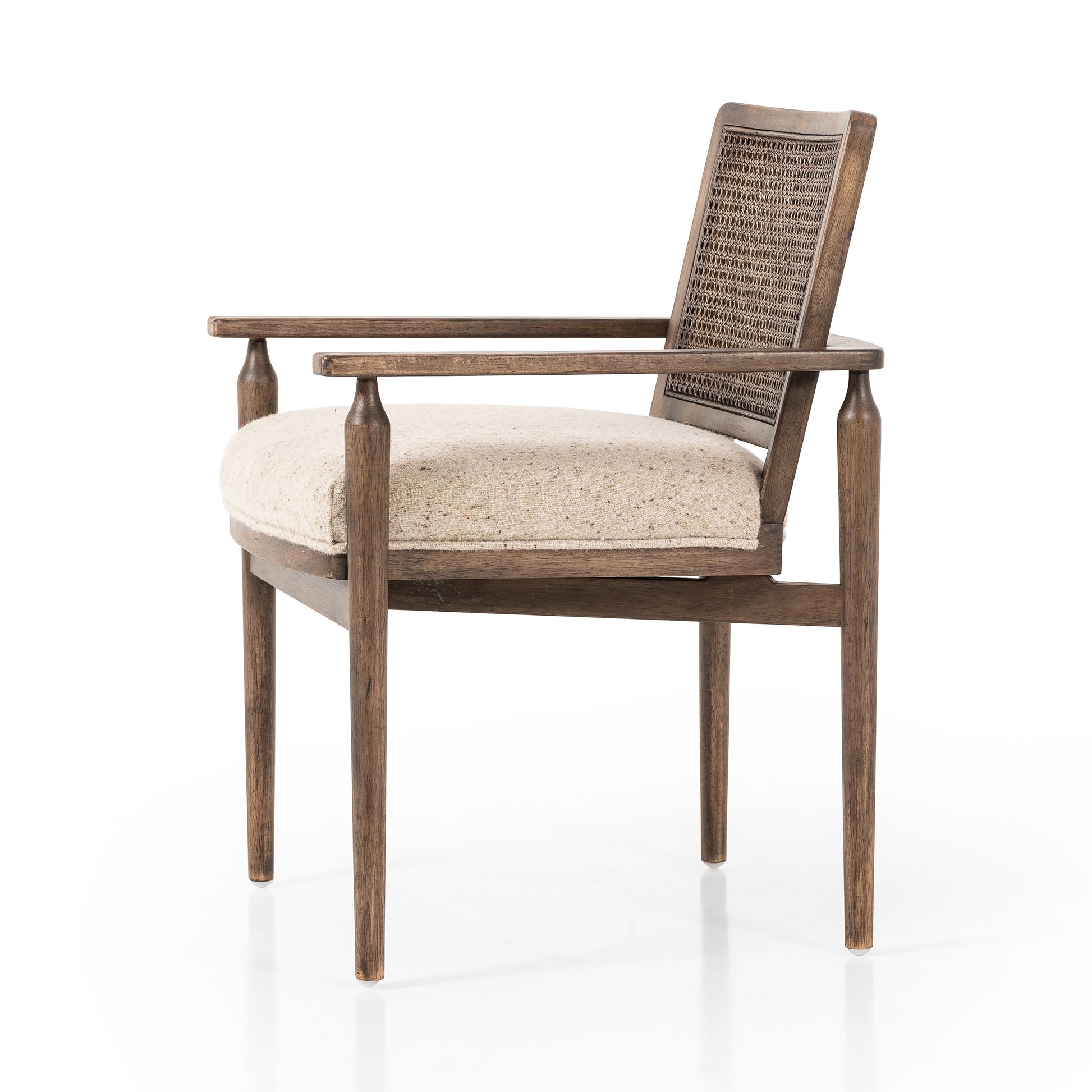 OPEN BOX - Xavier Dining Armchair In Hasselt Taupe