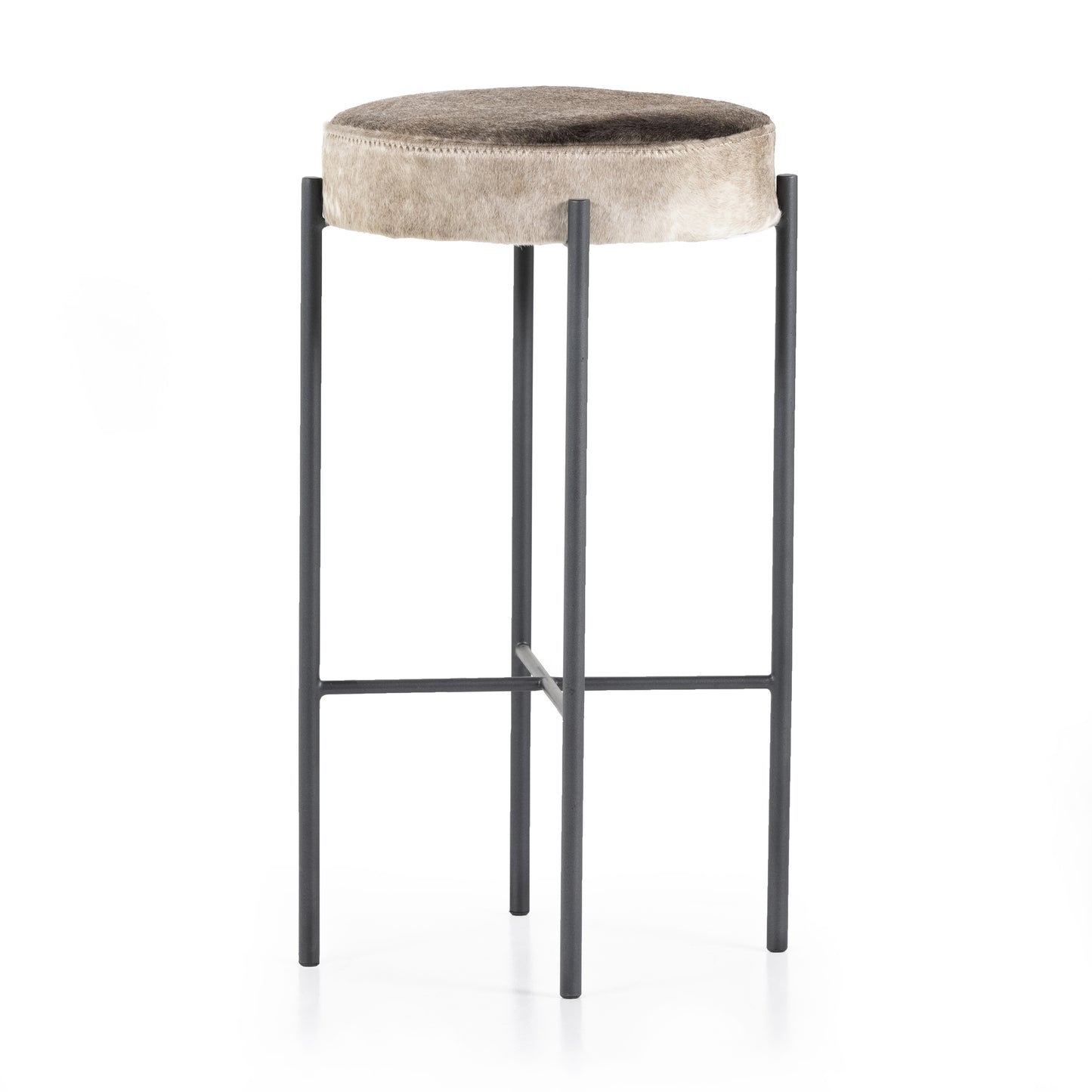 OPEN BOX - Nocona Stool In Speckled Hide In Bar