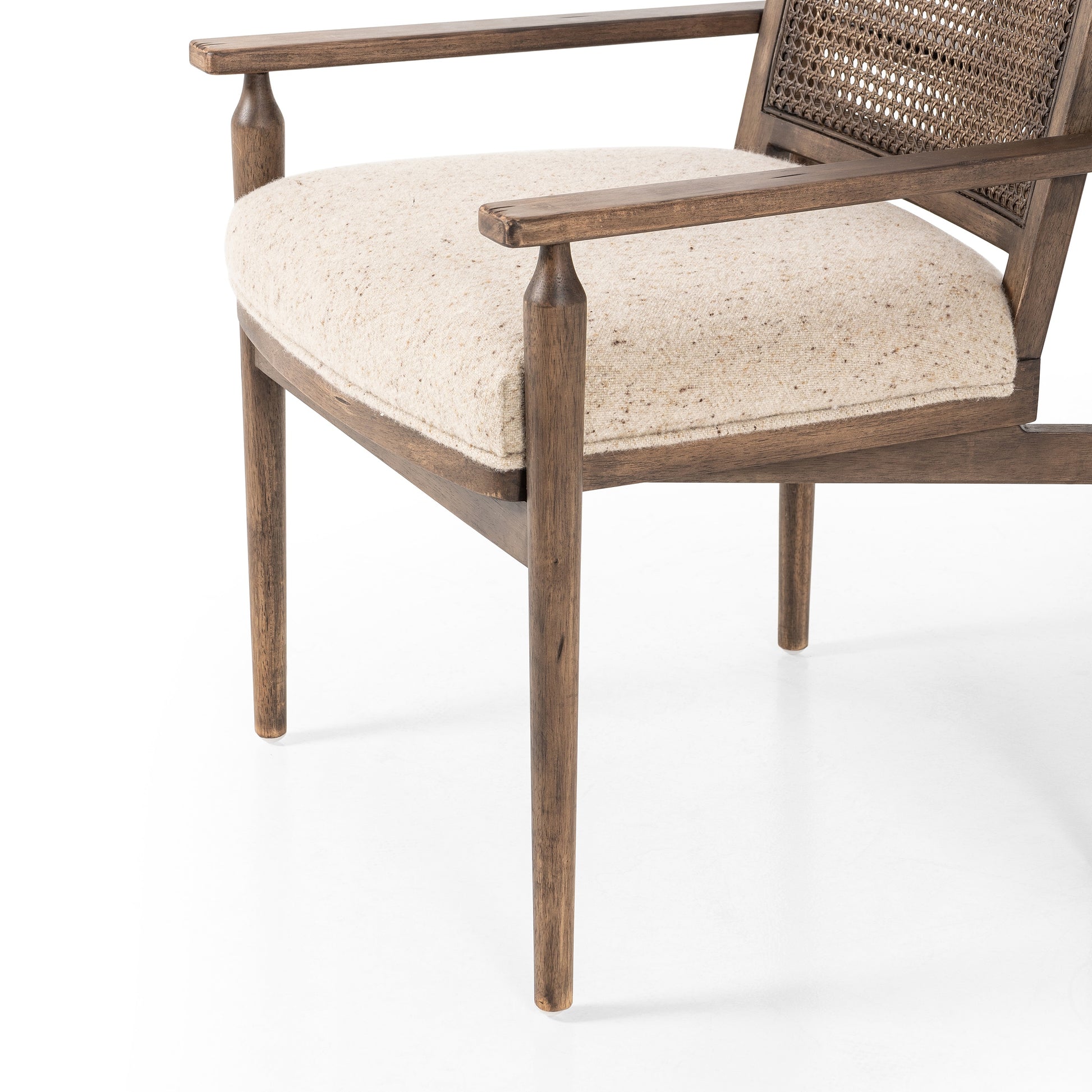 OPEN BOX - Xavier Dining Armchair In Hasselt Taupe