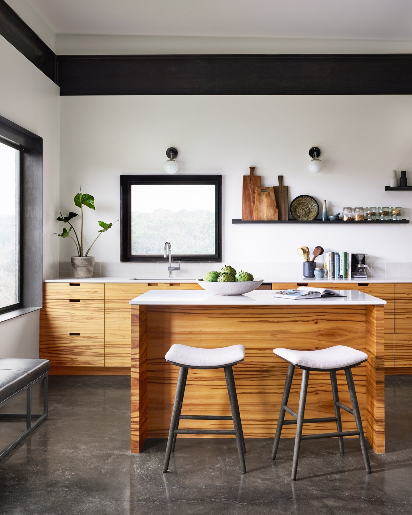 OPEN BOX - Union Saddle Stool In Essence Natural In Bar