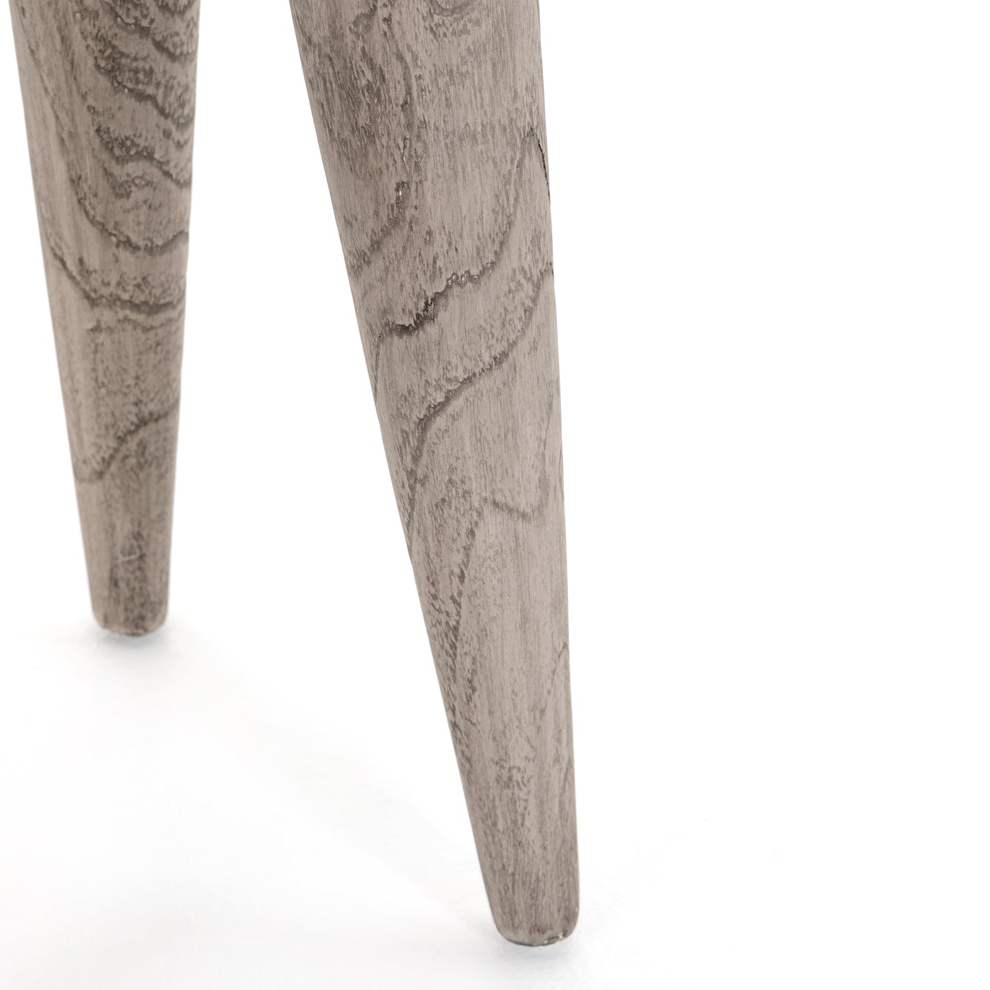 Zuri Round Outdoor End Table In Grey