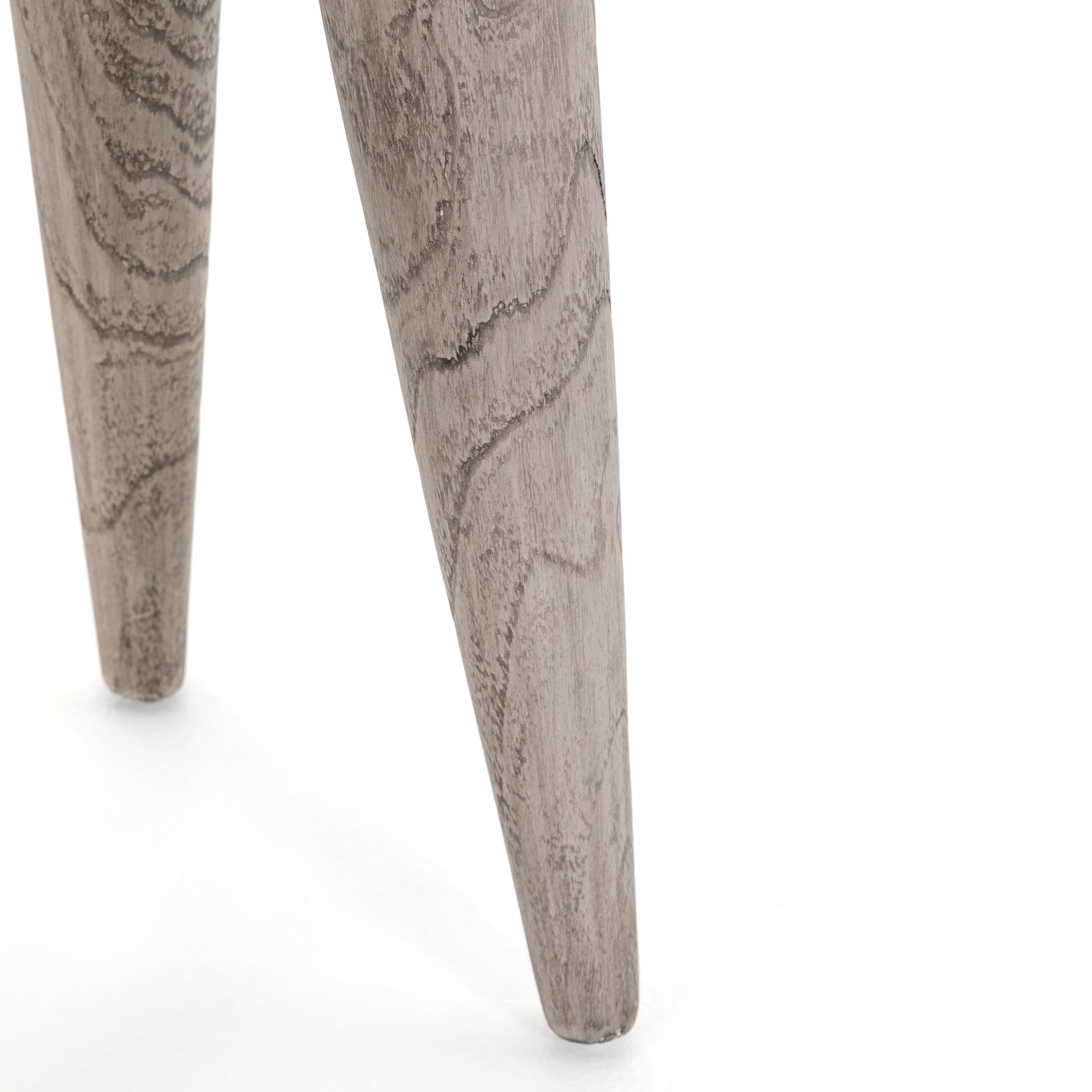 Zuri Round Outdoor End Table In Grey