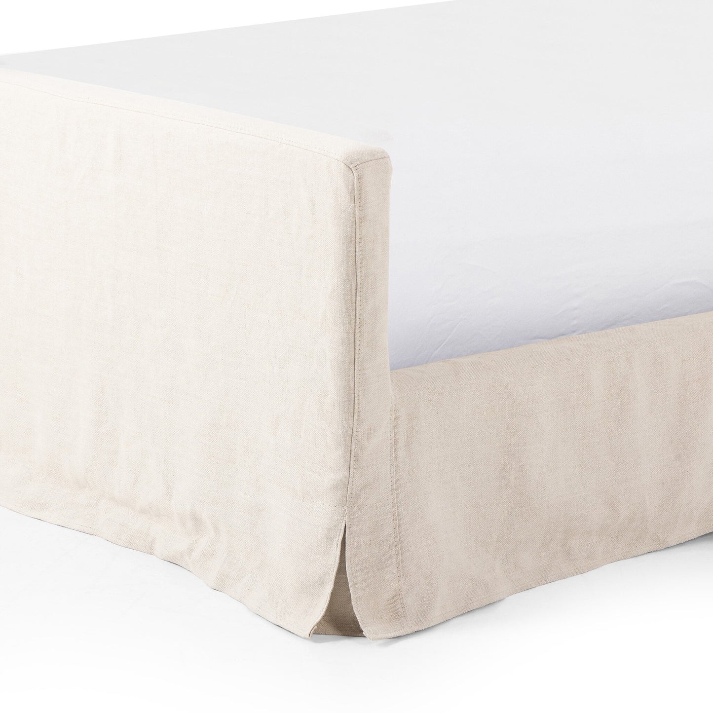 OPEN BOX - Daphne Queen Slipcover Bed - Brussels Natural